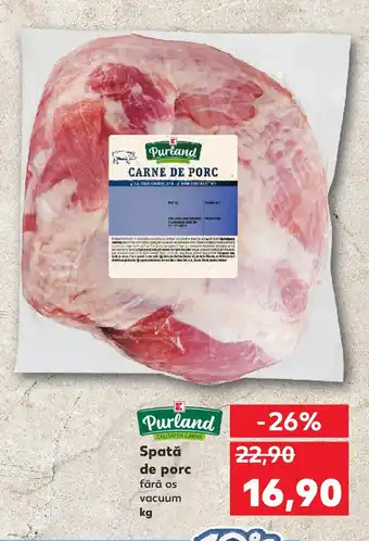 Kaufland Spată de porc Ofertă