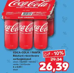 Kaufland COCA-COLA / FANTA Băutură răcoritoare carbogazoasă Ofertă