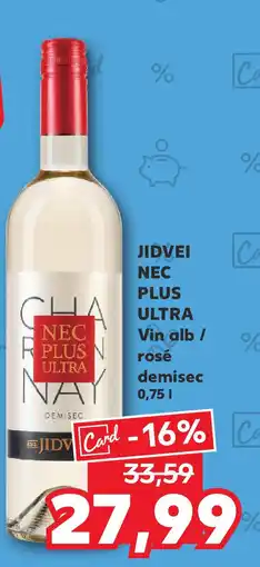 Kaufland JIDVEI NEC PLUS ULTRA Vin alb/ rosé demisec Ofertă