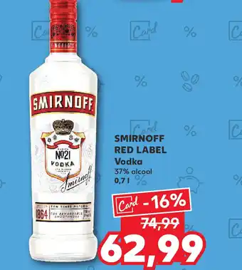 Kaufland SMIRNOFF RED LABEL Vodka Ofertă