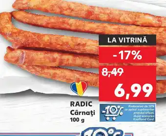 Kaufland RADIC Cârnaţi Ofertă