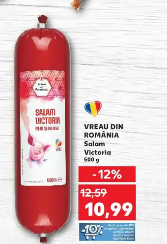 Kaufland VREAU DIN ROMÂNIA Salam Victoria Ofertă