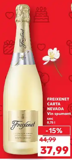 Kaufland FREIXENET CARTA NEVADA Vin spumant sec Ofertă