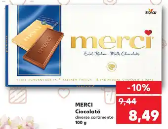 Kaufland MERCI Ciocolată Ofertă