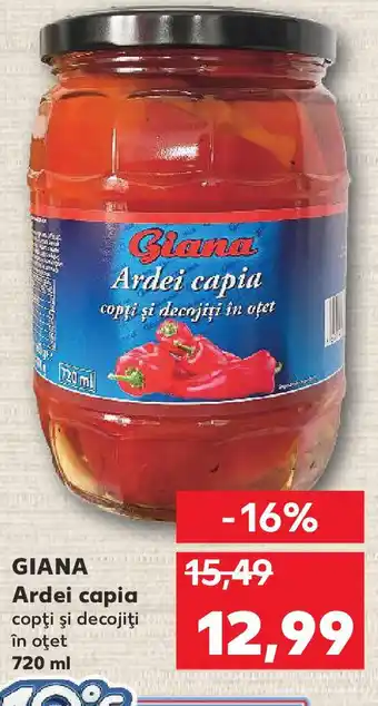 Kaufland GIANA Ardei capia Ofertă