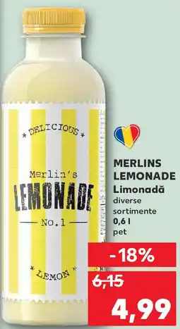 Kaufland MERLINS LEMONADE Limonadă Ofertă