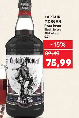 Kaufland CAPTAIN MORGAN Rom brun Ofertă