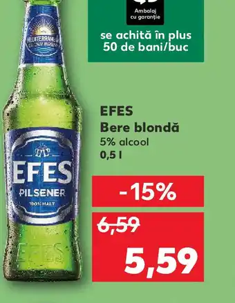 Kaufland EFES Bere blondă Ofertă