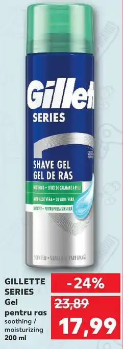 Kaufland GILLETTE SERIES Gel pentru ras Ofertă