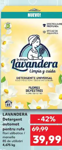 Kaufland LAVANDERA Detergent automat pentru rufe Ofertă