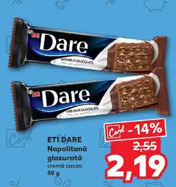 Kaufland ETI DARE Napolitană glazurată Ofertă