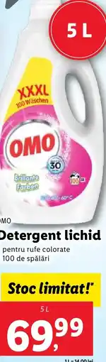 Lidl OMO Detergent lichid Ofertă