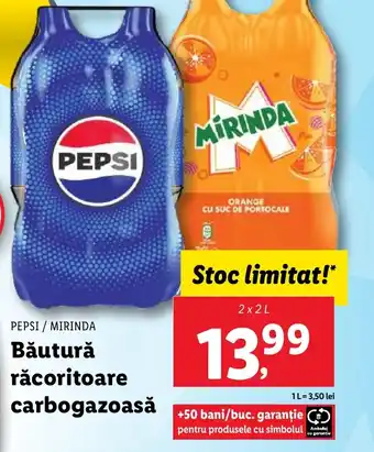 Lidl PEPSI / MIRINDA Băutură răcoritoare carbogazoasă Ofertă