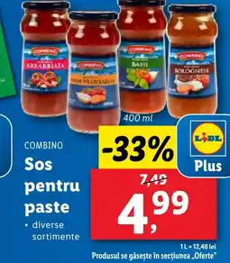 Lidl COMBINO Sos pentru paste Ofertă