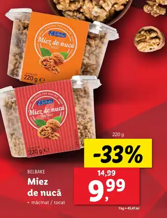 Lidl BELBAKE Miez de nucă Ofertă