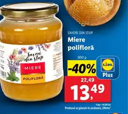 Lidl SAVORI DIN STUP Miere poliflorǎ Ofertă