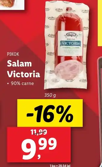 Lidl PIKOK Salam Victoria Ofertă