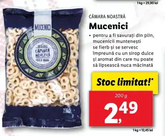 Lidl CĂMARA NOASTRĂ Mucenici Ofertă