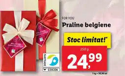 Lidl FOR YOU Praline belgiene Ofertă