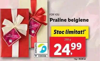 Lidl FOR YOU Praline belgiene Ofertă