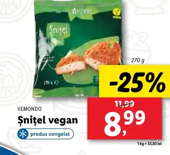 Lidl VEMONDO Şniţel vegan Ofertă