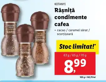 Lidl KOTANYI Râşniţă condimente cafea Ofertă