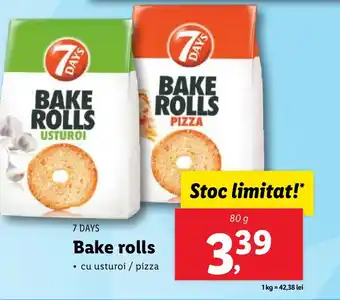 Lidl 7 DAYS Bake rolls Ofertă