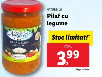 Lidl NATURELLO Pilaf cu legume Ofertă