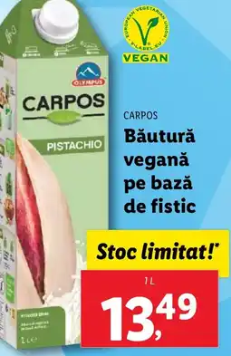 Lidl CARPOS Băutură veganǎ pe bază de fistic Ofertă