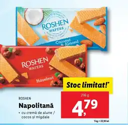 Lidl ROSHEN Napolitană Ofertă