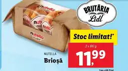 Lidl NUTELLA Brioșă Ofertă