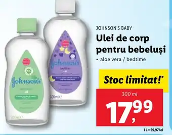 Lidl JOHNSON'S BABY Ulei de corp pentru bebeluşi Ofertă