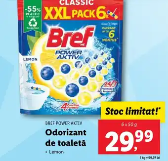 Lidl BREF POWER AKTIV Odorizant de toaletă Ofertă