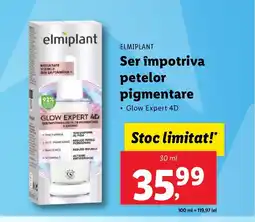 Lidl ELMIPLANT Ser împotriva petelor pigmentare Ofertă