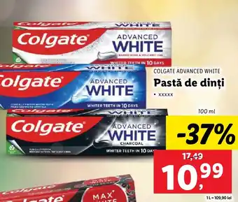 Lidl COLGATE ADVANCED WHITE Pastă de dinți Ofertă