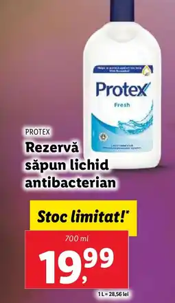 Lidl PROTEX Rezervă săpun lichid antibacterian Ofertă