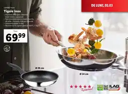 Lidl LIVARNO home Tigaie inox Ofertă