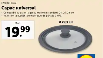 Lidl LIVARNO home Capac universal Ofertă