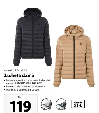 Lidl esmaraⓇ U.S. Grand Polo Jachetǎ damǎ Ofertă