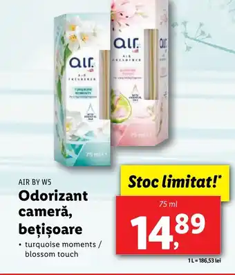 Lidl AIR BY W5 Odorizant cameră, beţişoare Ofertă