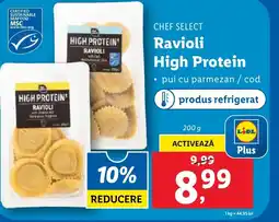 Lidl CHEF SELECT Ravioli High Protein Ofertă