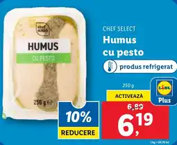 Lidl CHEF SELECT Humus cu pesto Ofertă