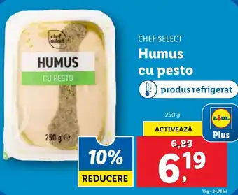 Lidl CHEF SELECT Humus cu pesto Ofertă