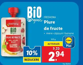 Lidl FRESHONA Piure de fructe Ofertă