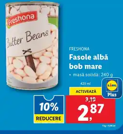 Lidl FRESHONA Fasole albă bob mare Ofertă