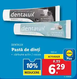 Lidl DENTALUX Pastă de dinți Ofertă