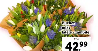 Lidl Buchet mixt lalele zambile Ofertă