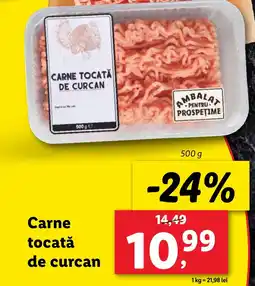 Lidl Carne tocată de curcan Ofertă