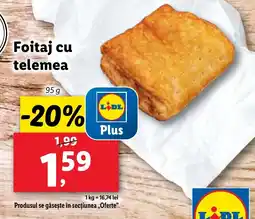 Lidl Foitaj cu telemea Ofertă