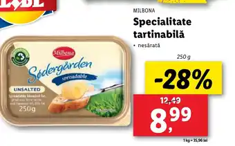 Lidl MILBONA Specialitate tartinabilǎ Ofertă